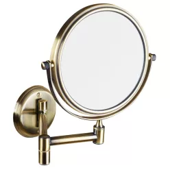   BEMETA RETRO Kozmetikai tükör, 184x200x412mm, átm:133mm, bronz (106101697) (XP012)