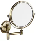 BEMETA RETRO Kozmetikai tükör, 184x200x412mm, átm:133mm, bronz (106101697) (XP012)