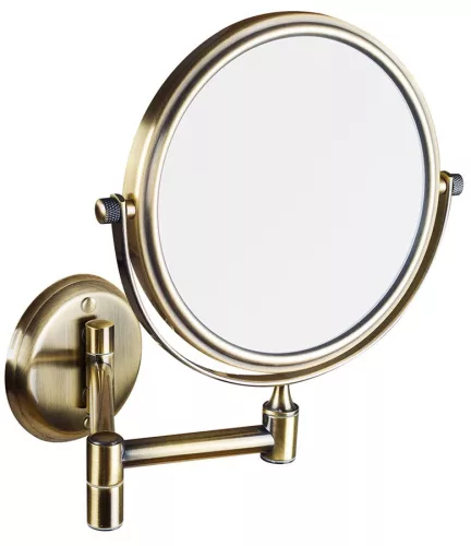 BEMETA RETRO Kozmetikai tükör, 184x200x412mm, átm:133mm, bronz (106101697) (XP012)