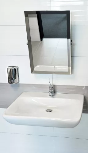 BEMETA HOTEL Szappanadagoló, 100x150x105mm, 400ml, inox/polírozott (106109091) (XP100)