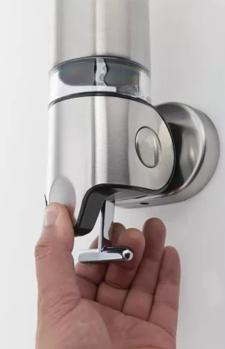 BEMETA HOTEL Szappanadagoló, 125x240x100, 350ml, inox/matt (151109015) (XP101)