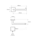 BEMETA BETA WC papírtartó, jobbos, 180x55x70mm, króm (132212032) (XQ702)