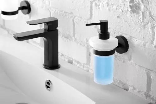 BEMETA DARK Szappanadagoló, 80x190x133mm, 230ml, fekete (104109010) (XR101B)