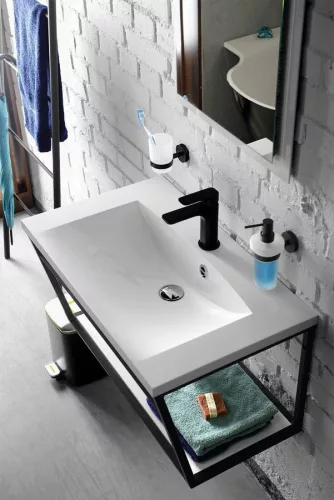 BEMETA DARK Szappanadagoló, 80x190x133mm, 230ml, fekete (104109010) (XR101B)