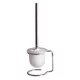 BEMETA OMEGA Álló WC kefetartó, üveg, fehér kefe, 110x400x130mm, króm (104113102) (XR302)