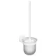 BEMETA WHITE WC kefetartó, fehér kefével, 95x370x140mm, fehér (104113014) (XR303W)