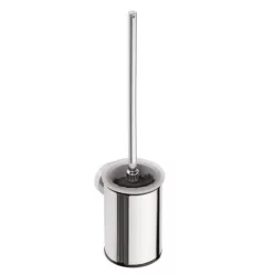   BEMETA OMEGA Fali WC kefetartó, fekete kefe, 95x385x120mm, króm (104913117) (XR305)