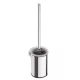 BEMETA OMEGA Fali WC kefetartó, fekete kefe, 95x385x120mm, króm (104913117) (XR305)
