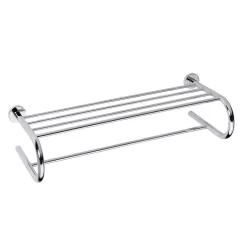   BEMETA OMEGA “U” típusú törölközőtartó polc, 655x155x270mm, króm (104205172) (XR418)