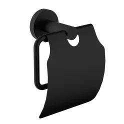 WC-papírtartó, fekete (XR732B)