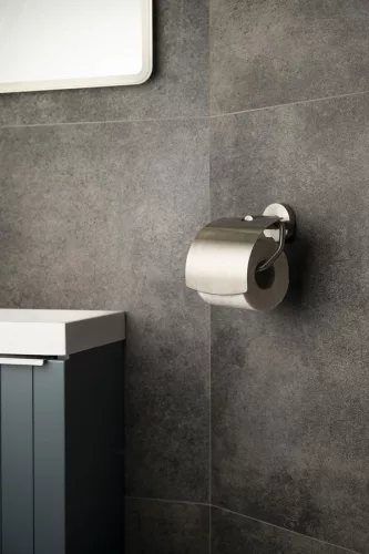 BEMETA NEO WC papírtartó, 55x190x110mm, inox/matt (104112015) (XS701)