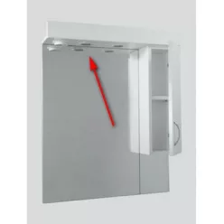 HB MART Standard 55SZ tükör világítással szekrénnyel SC55SZMARTPAN