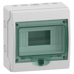   MUREVA (Kaedra) Mini elosztó, átlátszó ajtó, 1x8 modul (13443)