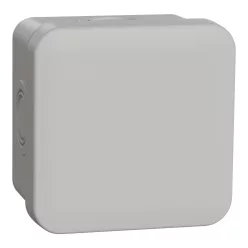  MUREVA Falon kívüli kötődoboz, 80x80x45 mm, IP55, szürke (ENN05082)