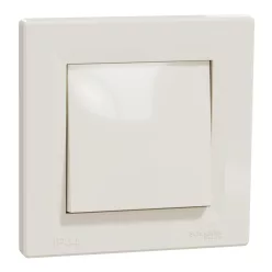 ASFORA Váltókapcsoló - IP44, kerettel, bézs (EPH0400423)