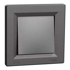   ASFORA Váltókapcsoló - IP44, kerettel, antracit (EPH0400471)