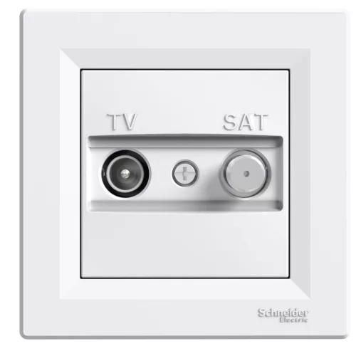 ASFORA TV/SAT aljzat, végzáró, 1 dB, fehér (EPH3400121)
