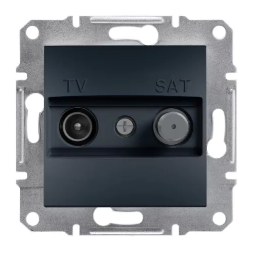 ASFORA TV/SAT aljzat, végzáró, 1 dB, antracit (EPH3400171)