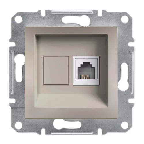 ASFORA 1xRJ11 telefon aljzat, bronz (EPH4100169)