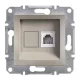 ASFORA 1xRJ11 telefon aljzat, bronz (EPH4100169)