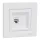 ASFORA 1xRJ45 Cat5e UTP aljzat, fehér (EPH4300121)