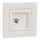 ASFORA 1xRJ45 Cat5e UTP aljzat, bézs (EPH4300123)