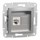 ASFORA 1xRJ45 Cat5e UTP aljzat, alumínium (EPH4300161)