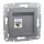 ASFORA 1xRJ45 Cat5e UTP aljzat, acél (EPH4300162)