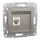ASFORA 1xRJ45 Cat5e UTP aljzat, bronz (EPH4300169)