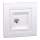 ASFORA 1xRJ45 Cat6 UTP aljzat, fehér (EPH4700121)