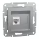 ASFORA 1xRJ45 Cat6 UTP aljzat, alumínium (EPH4700161)