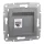 ASFORA 1xRJ45 Cat6 UTP aljzat, acél (EPH4700162)