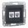 ASFORA 2xRJ45 Cat6 UTP aljzat, antracit (EPH4800171)