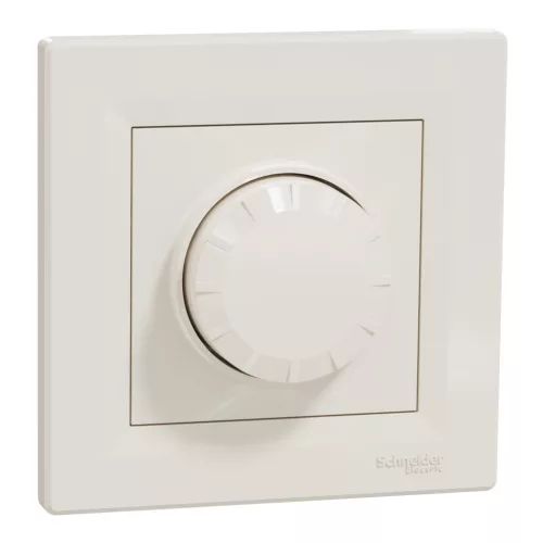 ASFORA LED fényerőszabályzó, univerzális, 370W, kerettel, bézs (EPH6800123)