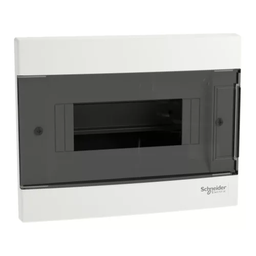 Schneider EASY9 EU Kiselosztó, füstszínű ajtó, süllyesztett, 1x8 modul, PEN