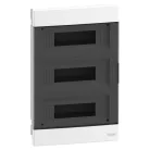 Schneider EASY9 EU Kiselosztó, füstszínű ajtó, süllyesztett, 3x12 modul, PEN
