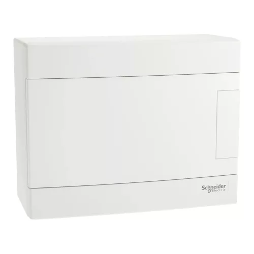Schneider EASY9 EU Kiselosztó, teli ajtó, falon kívüli, 1x8 modul, PEN