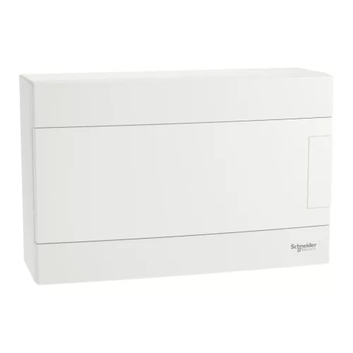 Schneider EASY9 EU Kiselosztó, teli ajtó, falon kívüli, 1x12 modul, PEN