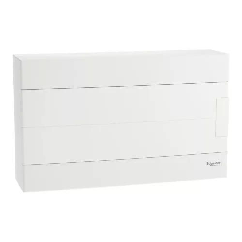 Schneider EASY9 EU Kiselosztó, teli ajtó, falon kívüli, 1x18 modul, PEN