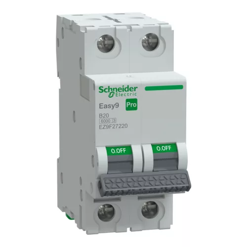 Schneider EASY9 PRO Kismegszakító, 2P, B, 20A