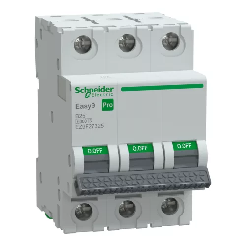Schneider EASY9 PRO Kismegszakító, 3P, B, 25A