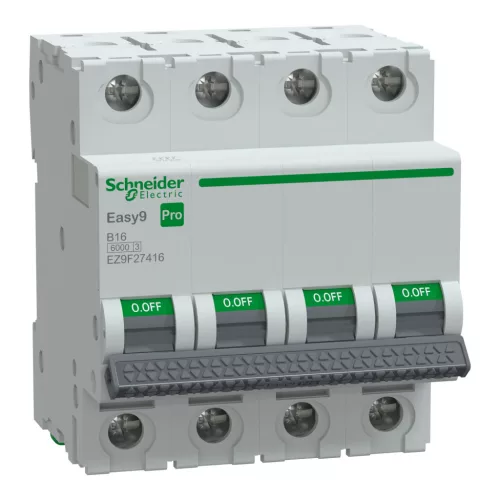 Schneider EASY9 PRO Kismegszakító, 4P, B, 16A