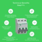 Schneider EASY9 PRO Kismegszakító, 3P, C, 16A