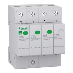   Schneider EASY9 PRO Túlfeszültség-korlátozó, T2, 45kA, 3P-N