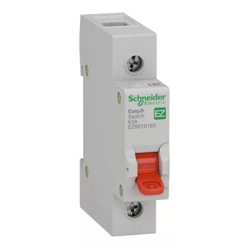 Schneider EASY9 PRO Szakaszolókapcsoló, 1P, 63A
