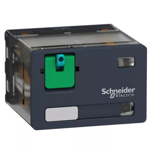 Zelio Control folyadékszint-figyelő relé, 1CO, 8A, 380…415VAC, mérési tart.:5…100kOhm, ki- és bekapcsolás késlelt. (RM22LG11MT)