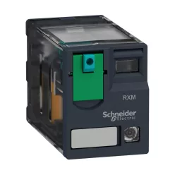 Zelio RXM miniatűr relé, 4CO, 6A, 230VAC, LED (RXM4AB3P7)