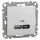 Schneider SEDNA Dupla USB töltő, A+C, 21W, fehér