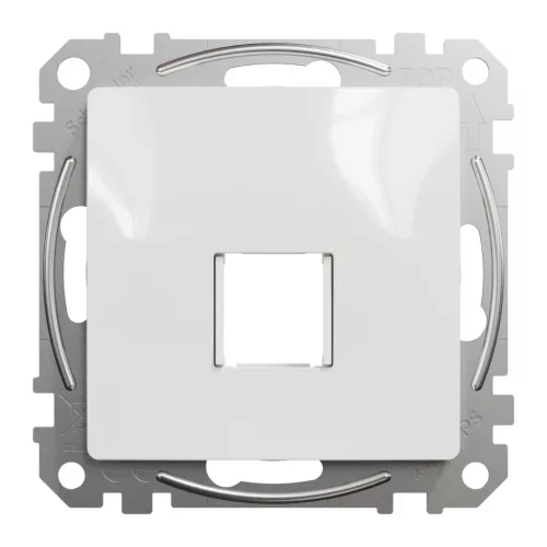 Schneider ÚJ SEDNA 1xRJ45 adapter, Keystone betétekhez, fehér
