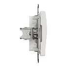 Schneider ÚJ SEDNA 1xRJ45 adapter, Keystone betétekhez, fehér